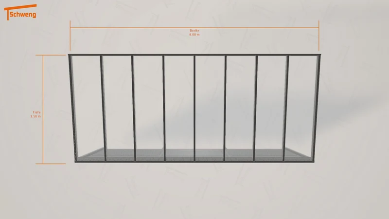 #DE Schweng Pultdachcarport S350 (ID qd3yrg)
