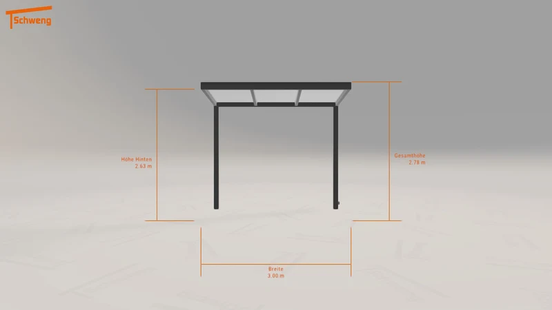 #DE Schweng Terrassenüberdachung S350 (ID 77ggkq)
