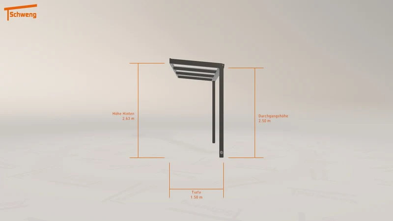 #DE Schweng Terrassenüberdachung S350 (ID 77ggkq)