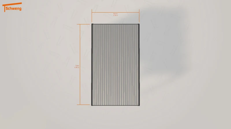 #DE Schweng Flachdachcarport C600 (ID k2334z) #MTG