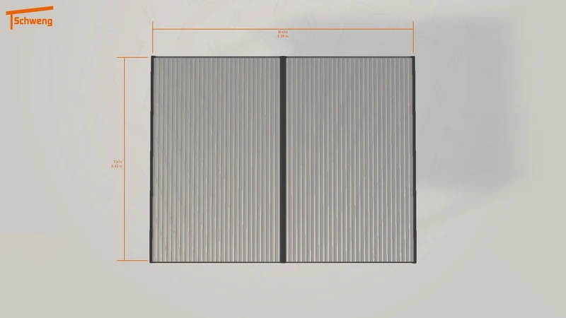 #DE Schweng Flachdachcarport C600+ (ID n5332w) #MTG