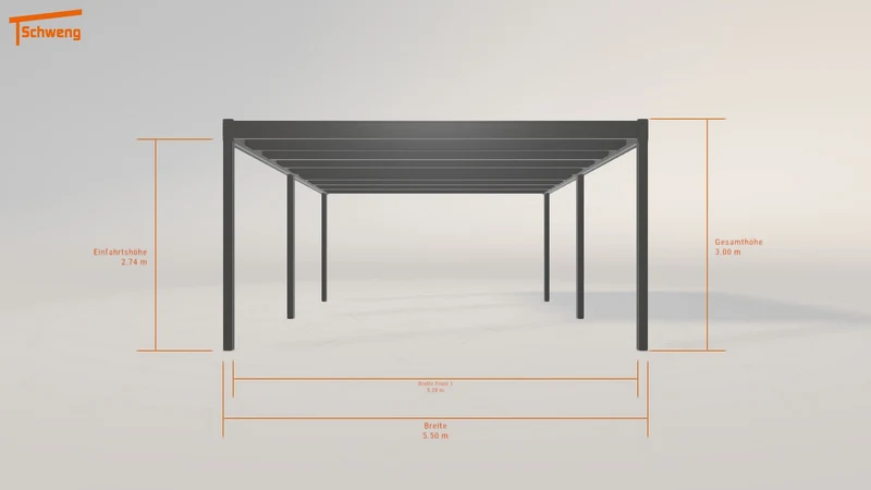 #DE Schweng Flachdachcarport C600+ (ID x7k3m4) #MTG