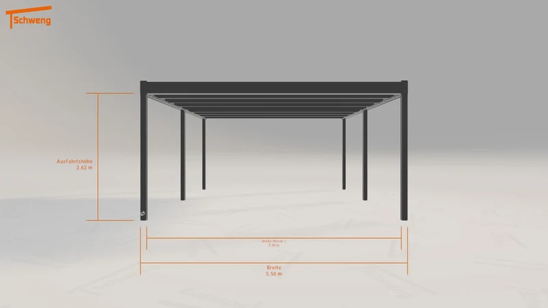 #DE Schweng Flachdachcarport C600+ (ID x7k3m4) #MTG