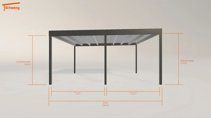 #DE Schweng Flachdachcarport C600+ (ID x7k3m4) #MTG