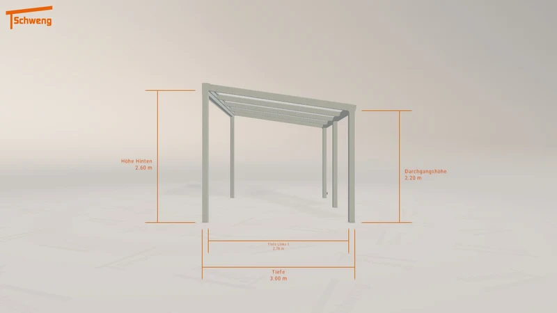 #DE Schweng Pultdachcarport S350 (ID ygk898) #MTG