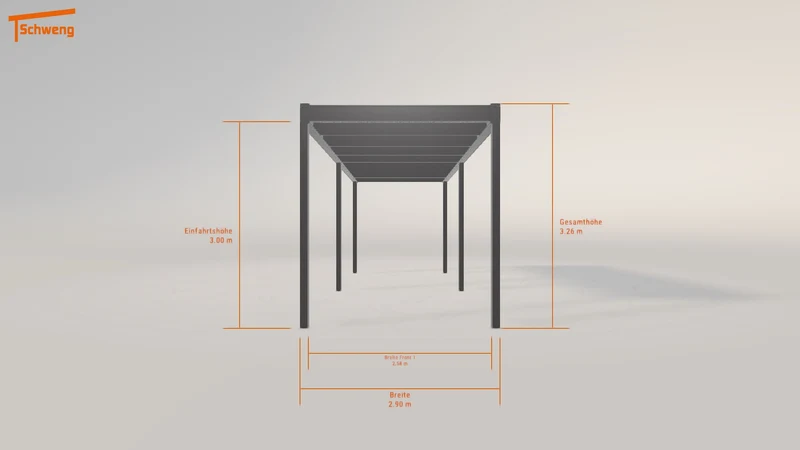 #DE Schweng Flachdachcarport C600 (ID 85rby2) #MTG