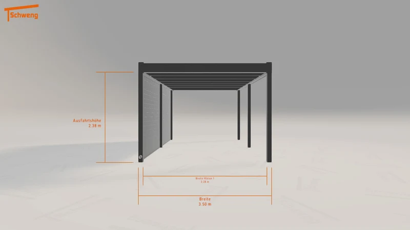 #DE Schweng Flachdachcarport C600+ (ID ygknyp) #MTG