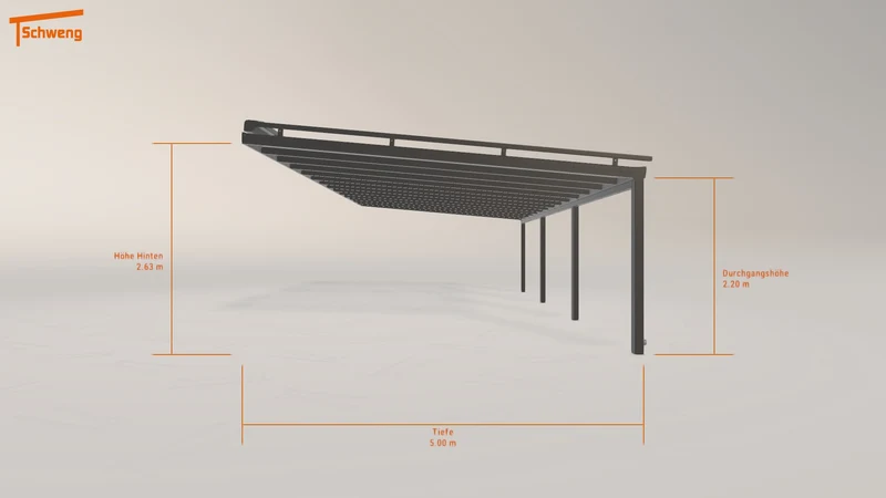 #DE Schweng Terrassenüberdachung S400 (ID k23yqy)