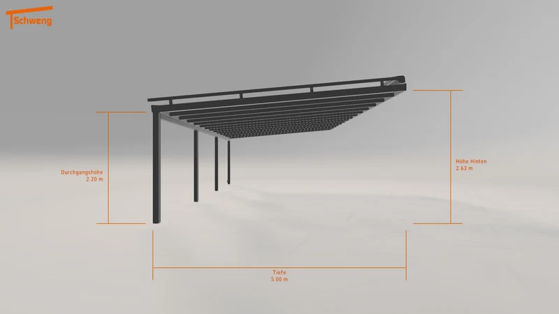 #DE Schweng Terrassenüberdachung S400 (ID k23yqy)
