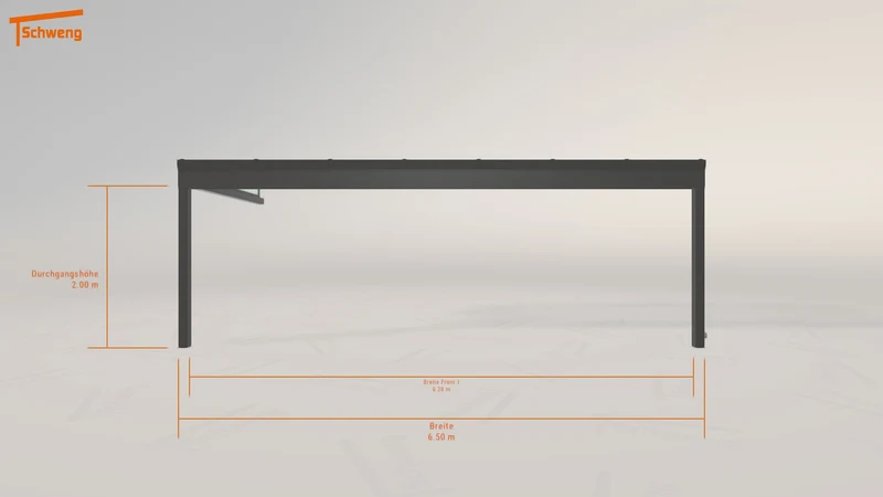 #CH Schweng Pultdachcarport S350 (ID n53xd3)