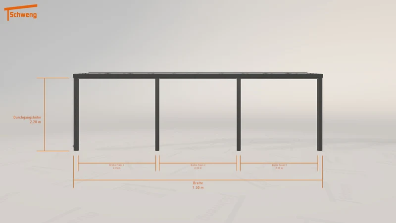 #DE Schweng Terrassenüberdachung S350 (ID zbk597)