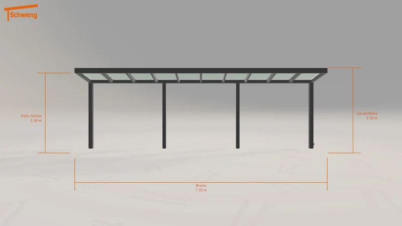 #DE Schweng Terrassenüberdachung S350 (ID zbk597)