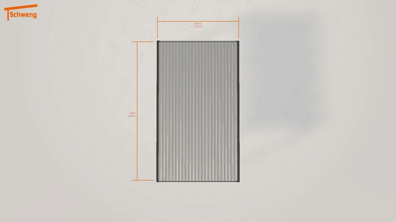 #DE Schweng Flachdachcarport C600 (ID 5mg853)