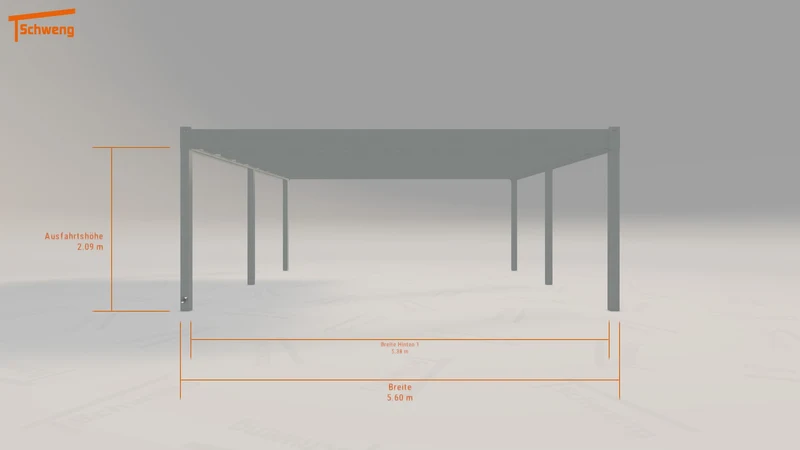 #DE Schweng Flachdachcarport C600+ (ID g7b3xq) #MTG