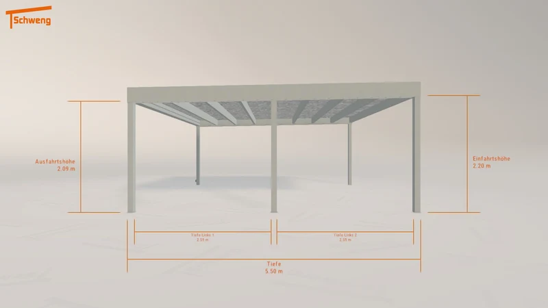 #DE Schweng Flachdachcarport C600+ (ID g7b3xq) #MTG
