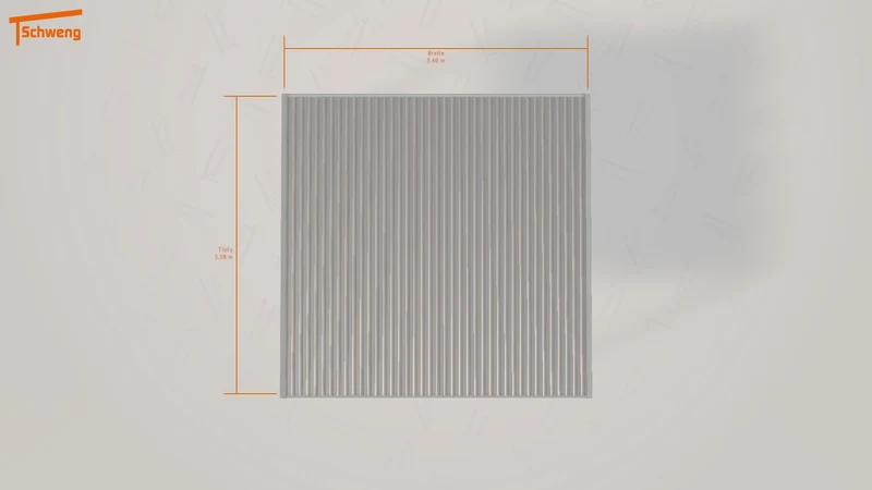 #DE Schweng Flachdachcarport C600+ (ID g7b3xq) #MTG