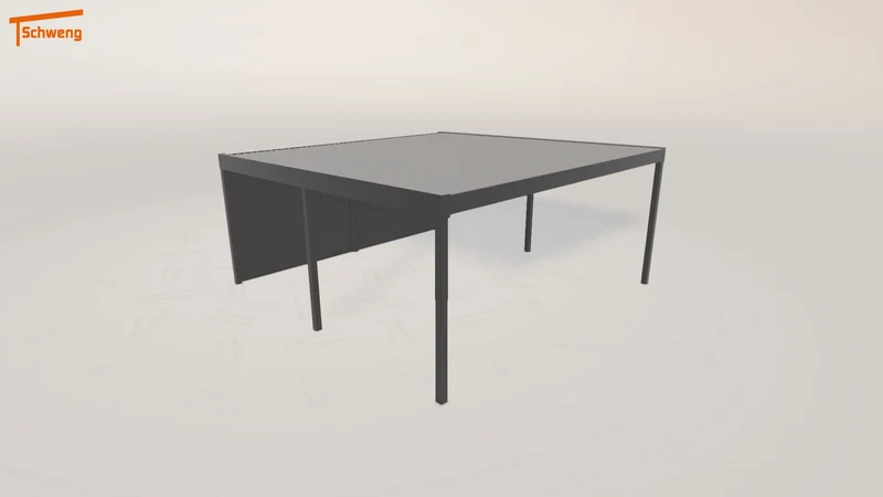 #DE Schweng Flachdachcarport C600+ (ID k23qzp) #MTG