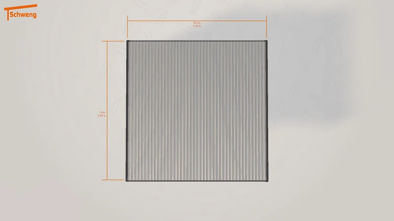 #DE Schweng Flachdachcarport C600+ (ID k23qzp) #MTG