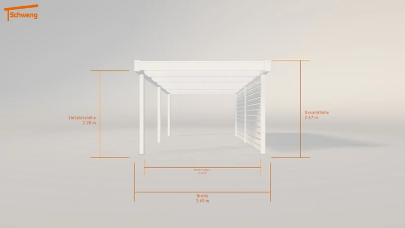 #DE Schweng Flachdachcarport C600 (ID 77gwr2) #MTG