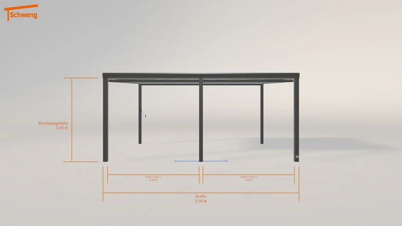 #DE Schweng Terrassenüberdachung S400 (ID w3r2gw)