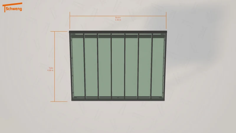 #DE Schweng Terrassenüberdachung S400 (ID w3r2gw)