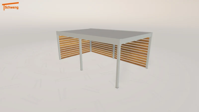 #DE Schweng Flachdachcarport C600 (ID qd33vp) #MTG