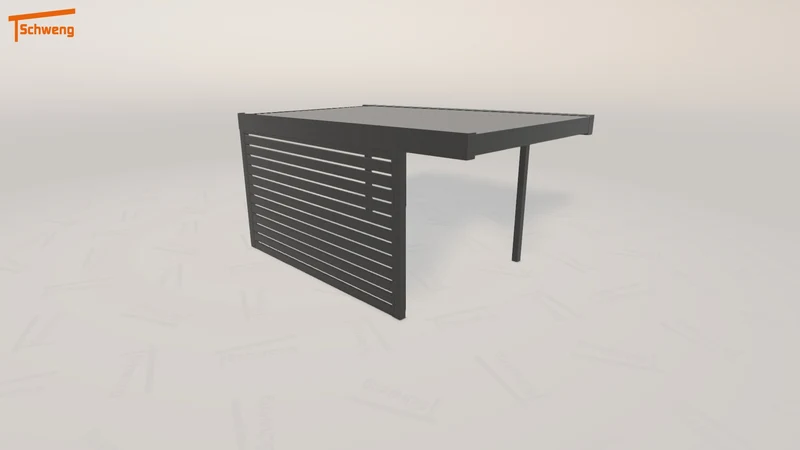 #DE Schweng Flachdachcarport C600 (ID ygkknb)