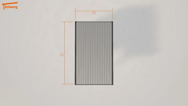 #DE Schweng Flachdachcarport C600 (ID ygkknb)