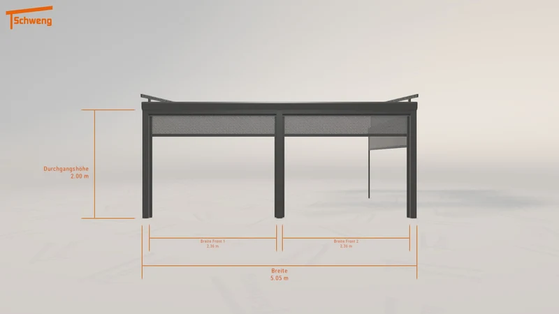 #DE Schweng Terrassenüberdachung S400 (ID dvww3n)