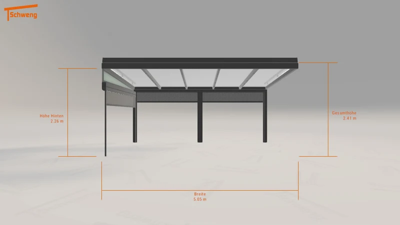 #DE Schweng Terrassenüberdachung S400 (ID dvww3n)