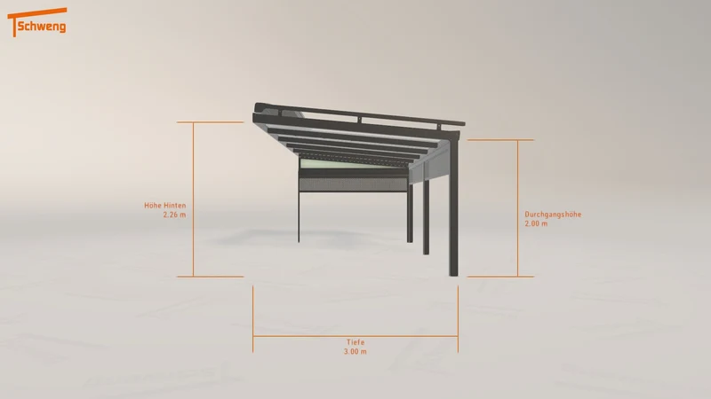 #DE Schweng Terrassenüberdachung S400 (ID dvww3n)