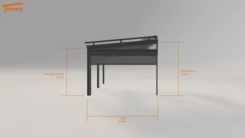 #DE Schweng Terrassenüberdachung S400 (ID dvww3n)
