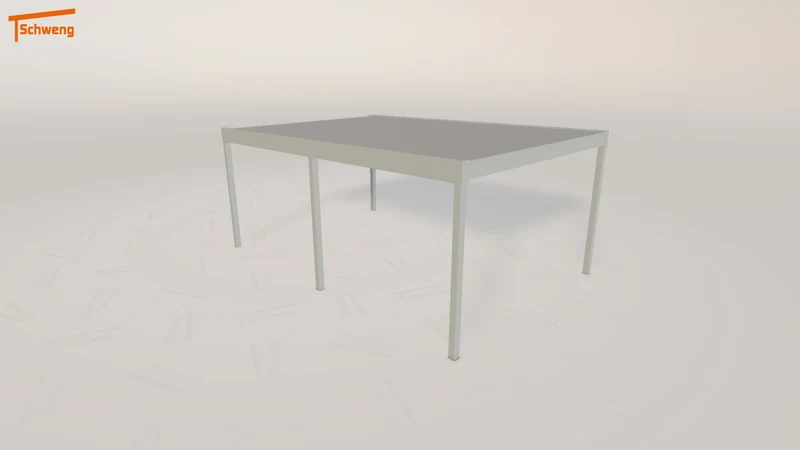 #DE Schweng Flachdachcarport C600 (ID rj3kxd) #MTG