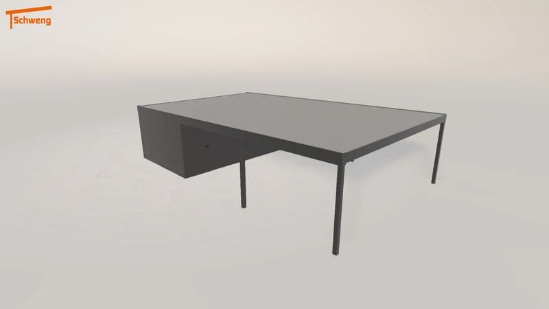 #DE Schweng Flachdachcarport C600+ (ID g7bzvn) #MTG