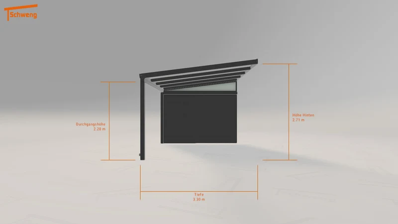 #DE Schweng Terrassenüberdachung S350 (ID k23gdk)