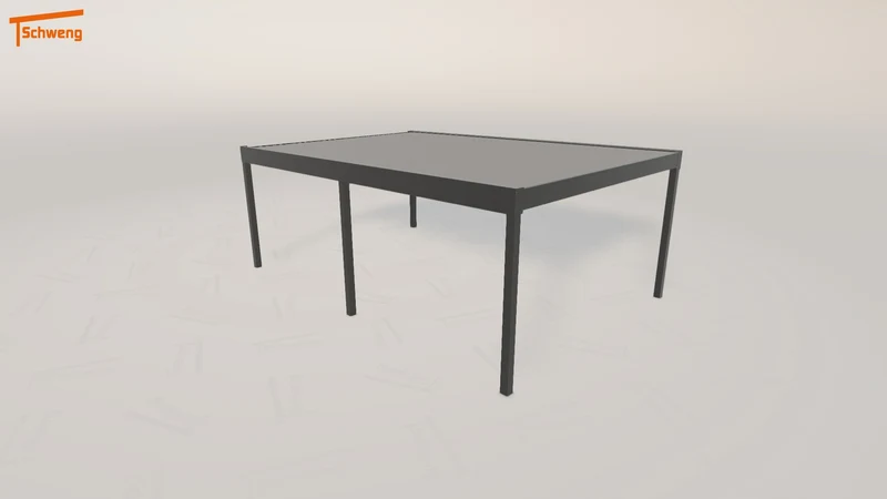 #DE Schweng Flachdachcarport C600 (ID zbk4rz)