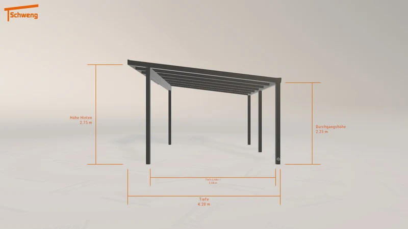 #AT Schweng Terrassenüberdachung S400 (ID jj3ndy)