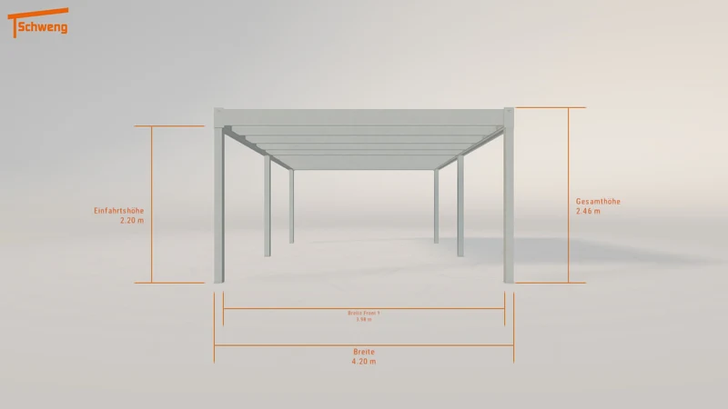 #DE Schweng Flachdachcarport C600 (ID x7k3q8) #MTG
