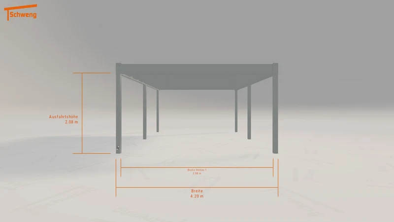 #DE Schweng Flachdachcarport C600 (ID x7k3q8) #MTG