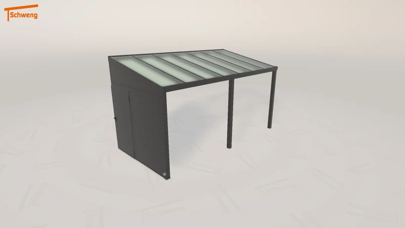 #DE Schweng Pultdachcarport S400 (ID 85rd25) #MTG