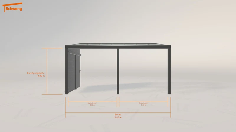#DE Schweng Pultdachcarport S400 (ID 85rd25) #MTG