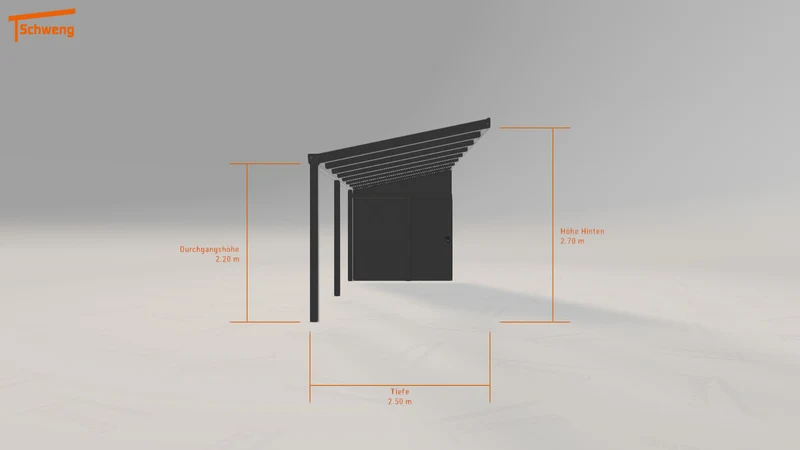 #DE Schweng Pultdachcarport S400 (ID 85rd25) #MTG