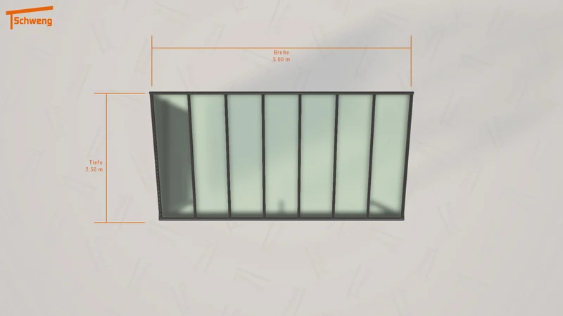#DE Schweng Pultdachcarport S400 (ID 85rd25) #MTG