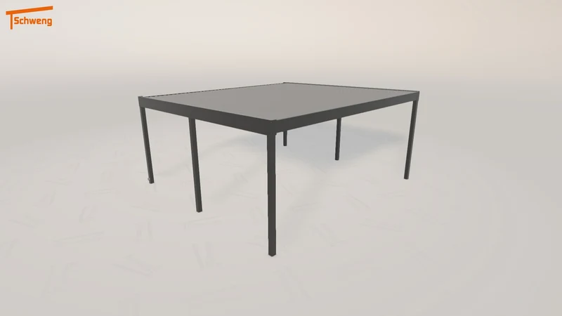 #DE Schweng Flachdachcarport C600 (ID qd3jvv)