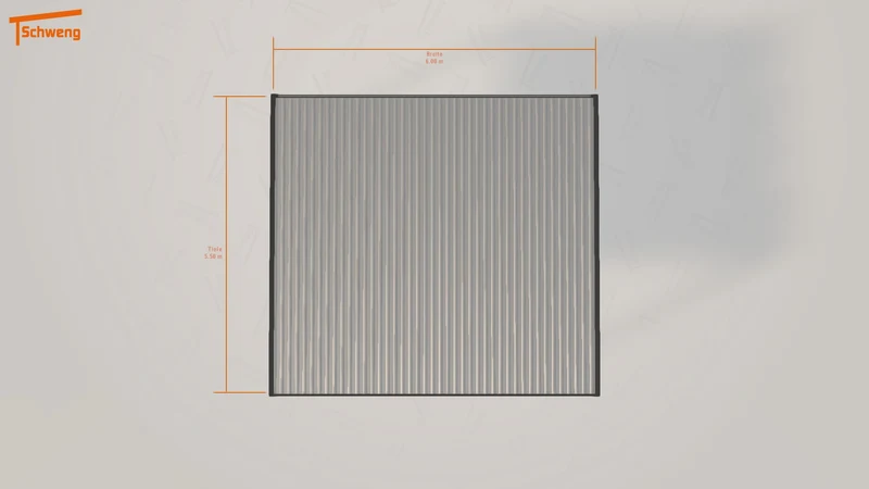 #DE Schweng Flachdachcarport C600 (ID qd3jvv)