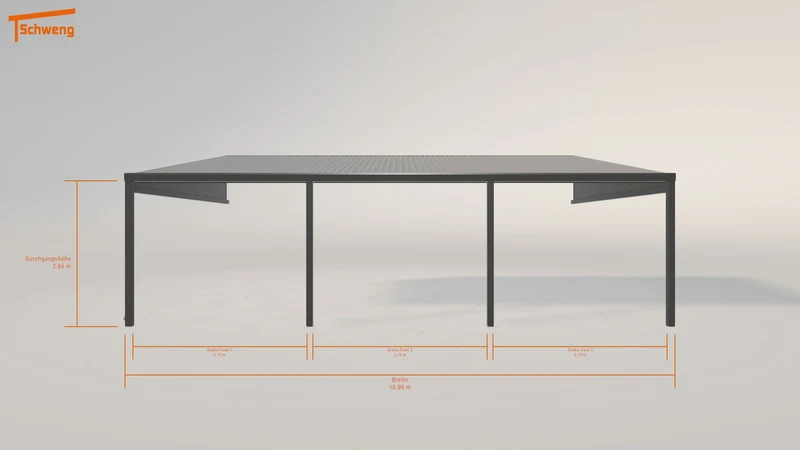 #AT Schweng Pultdachcarport S400 (ID rj3wnz)