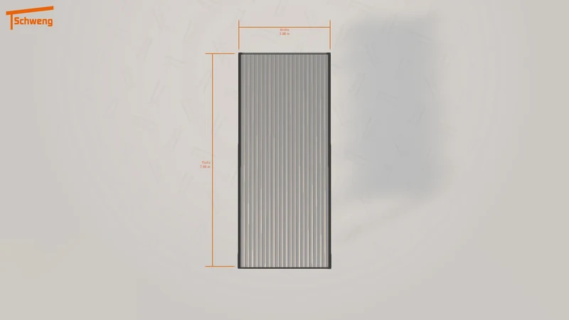 #DE Schweng Flachdachcarport C600 (ID 2qgjbw)