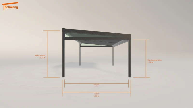 #DE Schweng Terrassenüberdachung S400 (ID 77gmw7)