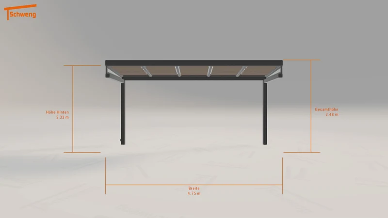 #DE Schweng Terrassenüberdachung S350 (ID 9wdprq)