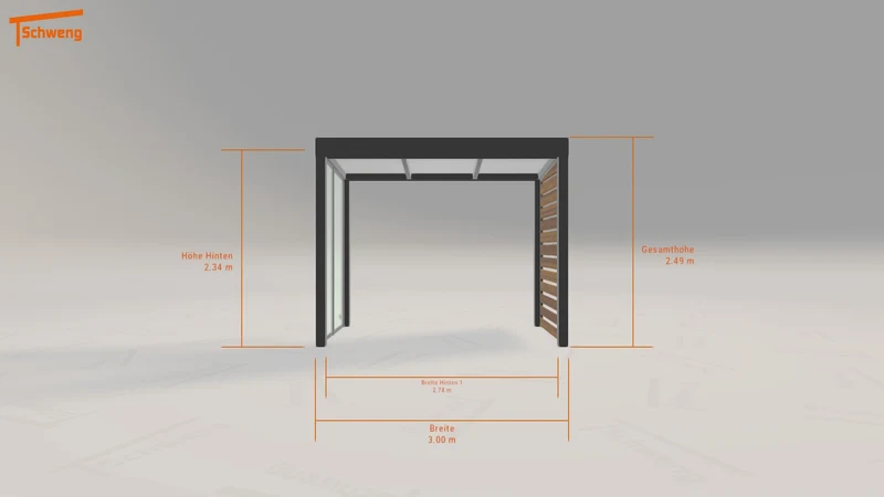 #AT Schweng Terrassenüberdachung S350 (ID 33g8yz)